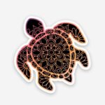 Turtle Art Sticker