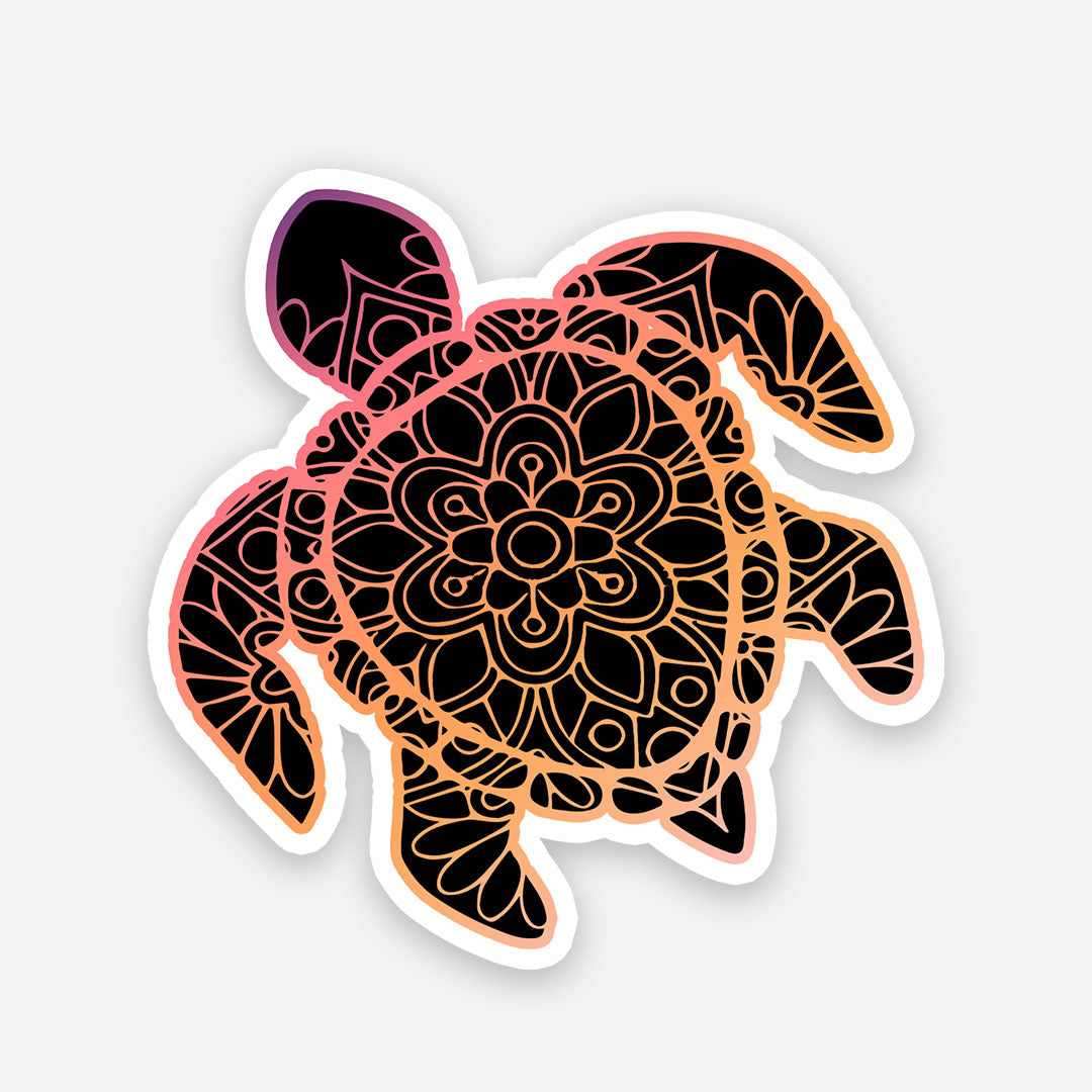 Turtle Art Sticker