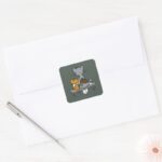 Twist Square Sticker