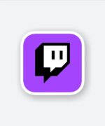 Twitch Logo Sticker