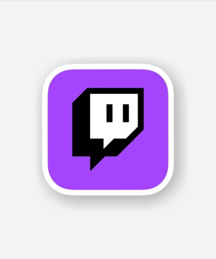 Twitch Logo Sticker