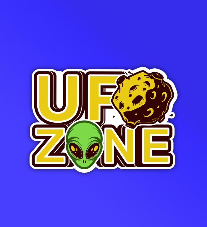 UFO Zone Sticker
