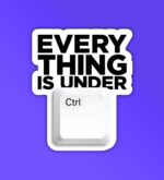 Under CTRL Programmer Coding Sticker