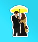 Under The Umbrella   Laptop   Mobile Sticker