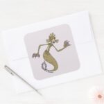 Undersea Gal Creature From Black Lagoon Square Sticker