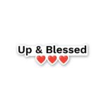 Up Blessed Sticker