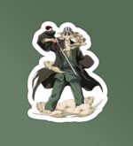 Urahara Kisuke Bleach Laptop Mobile Stickers