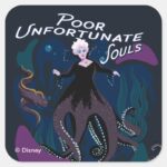Ursula Poor Unfortunate Souls Square Sticker