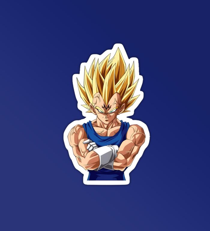 Vegeta Laptop Mobile Stickers