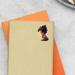 Vegeta Minimalist Anime Stickers