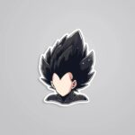 Vegeta The Saiyan Prince Anime Stickers