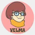 Velma Name Graphic Classic Round Sticker