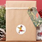 Velma Running Classic Round Sticker