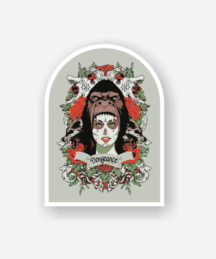 Vengeance Lady Sticker