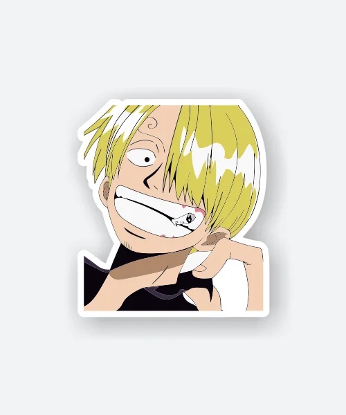 Vinsmoke Sanji Smoking Sticker