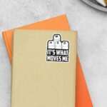 WASD Its What Moves Me Witty Stickers