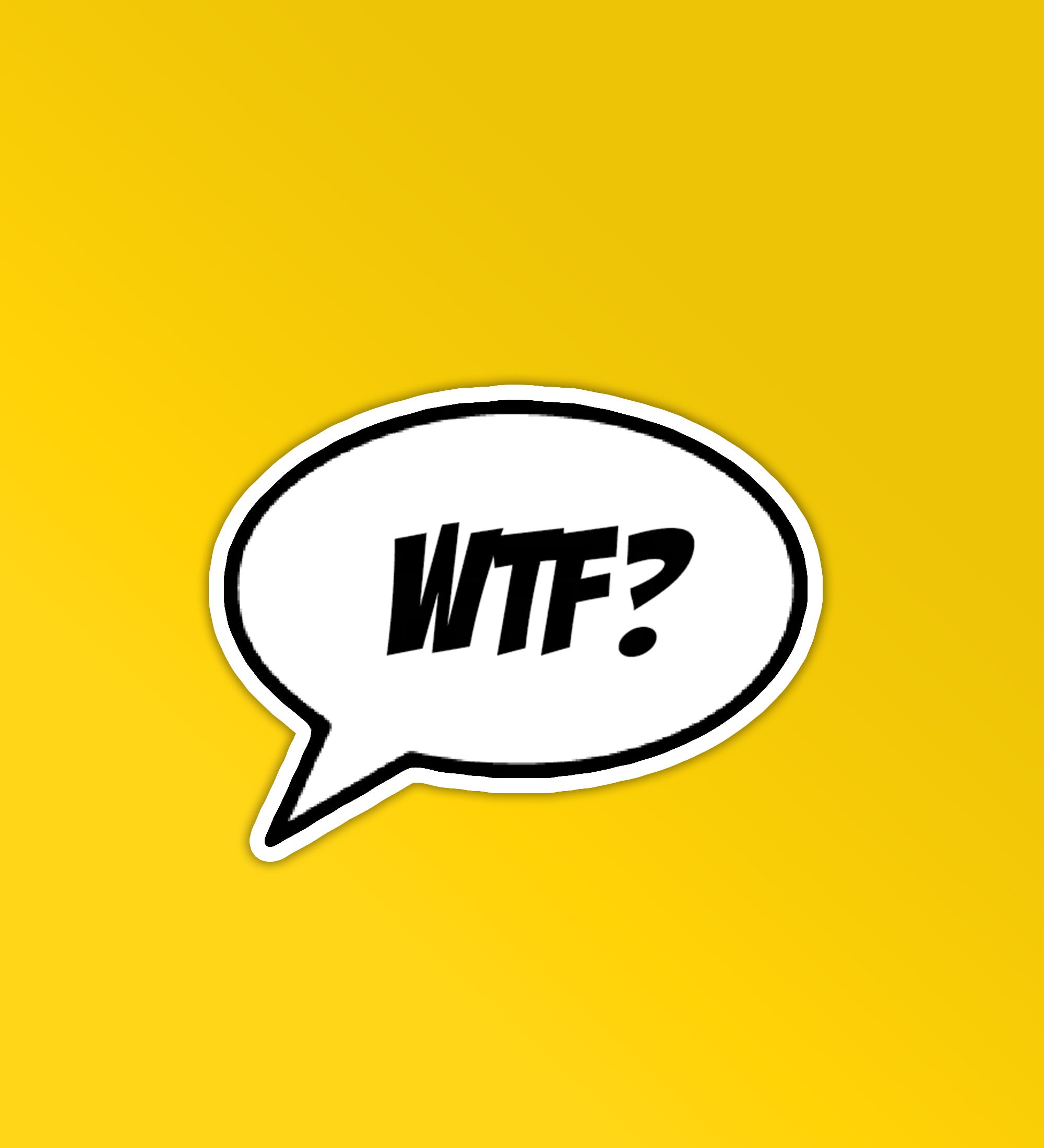 WTF Sticker