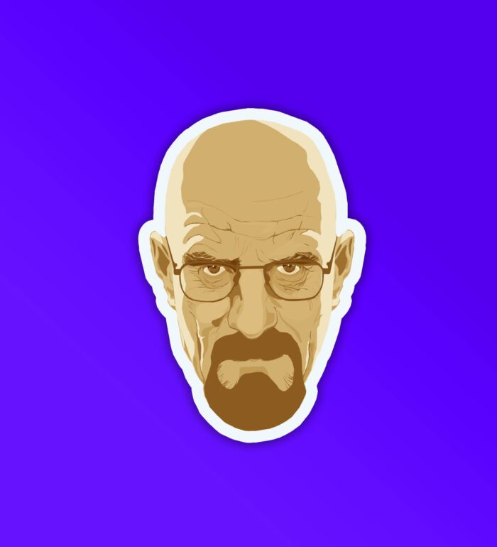 Walter White BB Laptop   Mobile Sticker