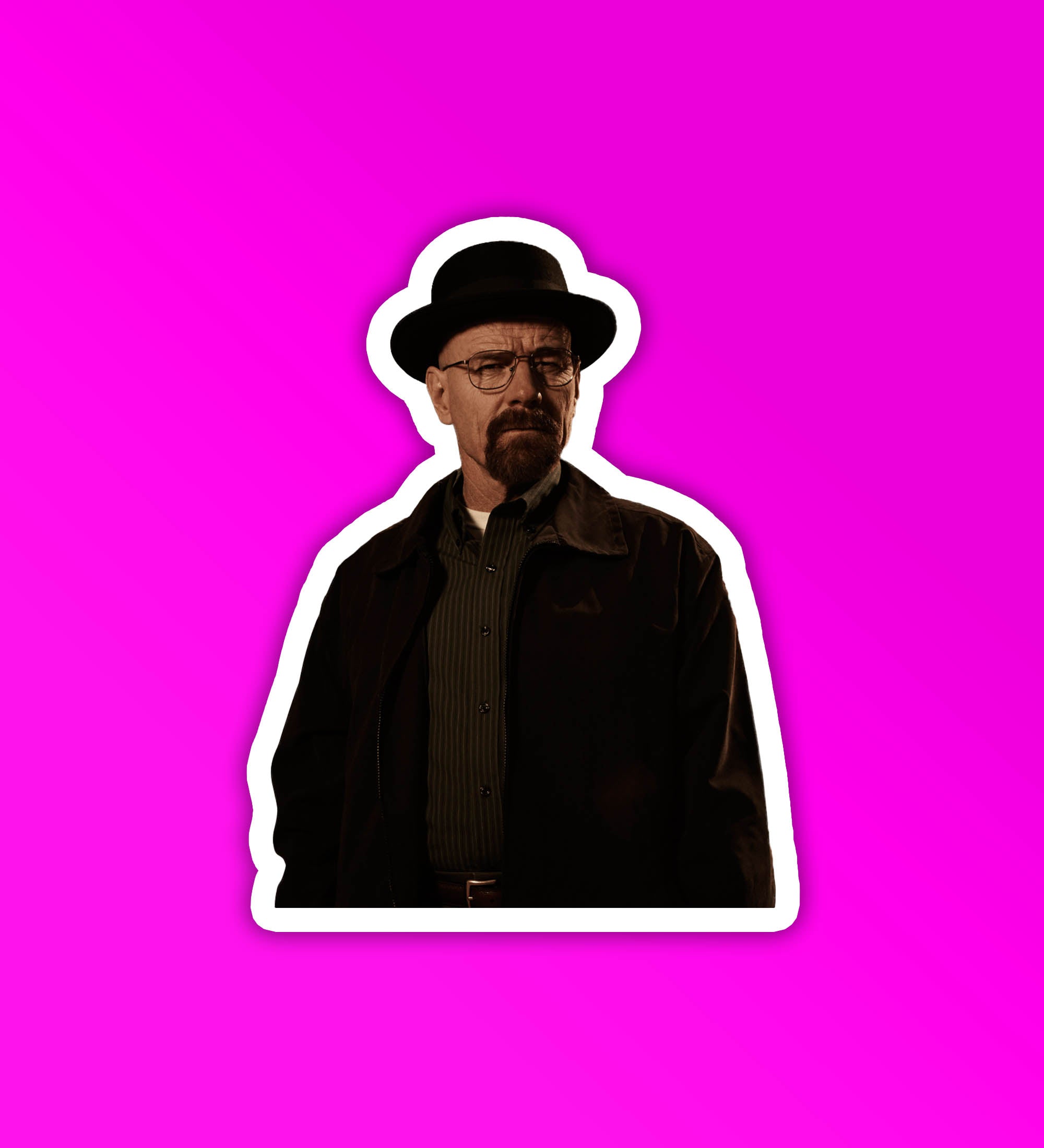 Walter White Laptop   Mobile Sticker