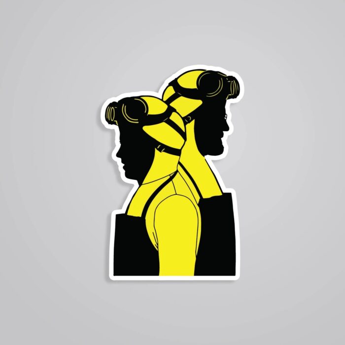 Walter White And Jesse Pinkman TV Shows Stickers