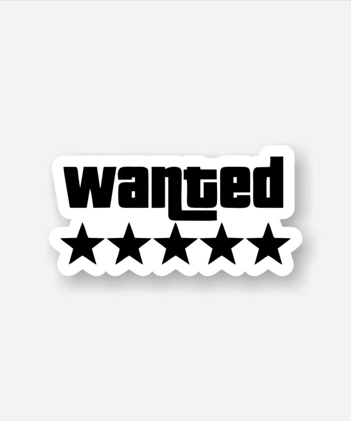 Wanted Sticker