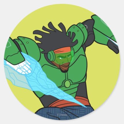 Wasabi Supercharged Classic Round Sticker