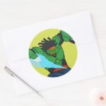 Wasabi Supercharged Classic Round Sticker