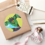 Wasabi Supercharged Classic Round Sticker