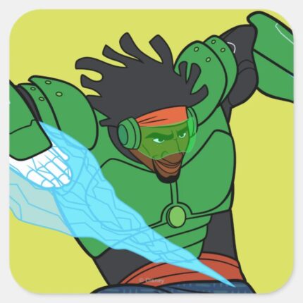Wasabi Supercharged Square Sticker