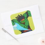 Wasabi Supercharged Square Sticker