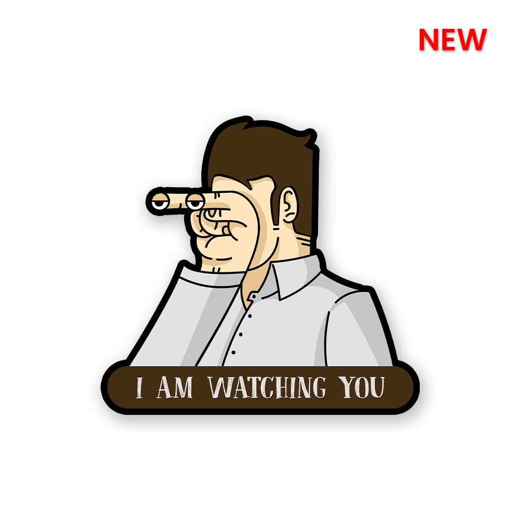 Watching You Sticker