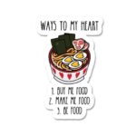 Ways To My Heart Sticker