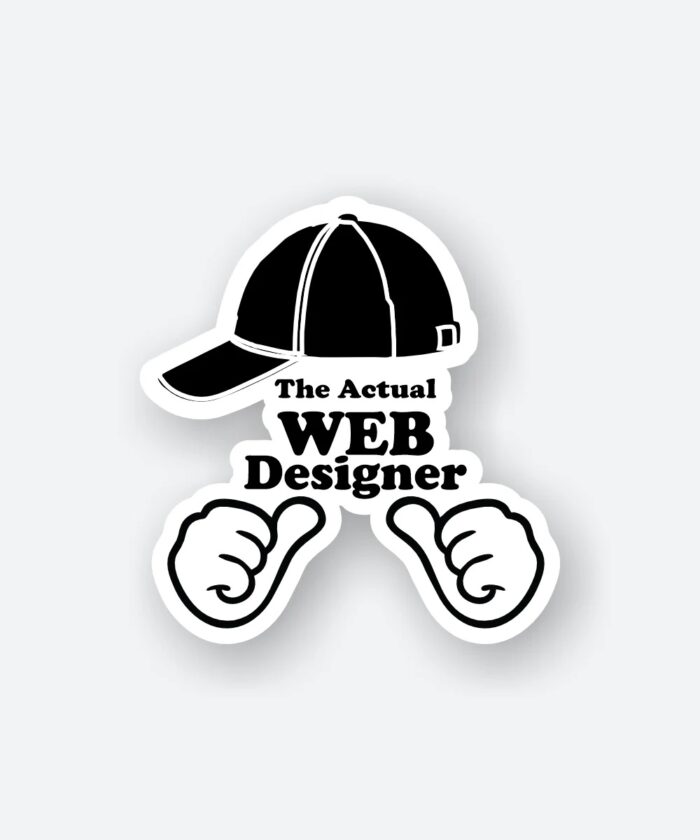 Web Designer Sticker