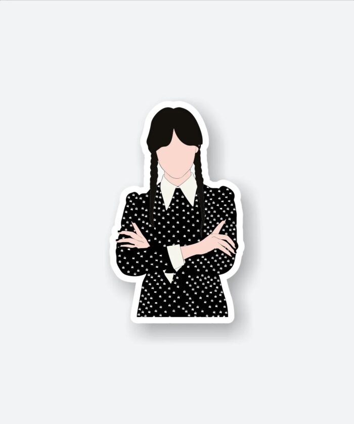 Wednesday Faceless Sticker