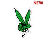 Weed Peace Sticker