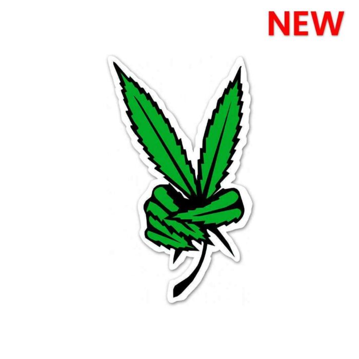 Weed Peace Sticker