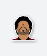 Weeknd Blinding Lights Sticker