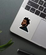 Weeknd Face Sticker