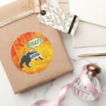 What Classic Round Sticker