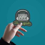 When Words Fail Illusion Speaks Sticker