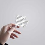 When You Cant Control What Is Happening Motivational Stickers