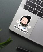 Wheres The Food Black Clover Sticker