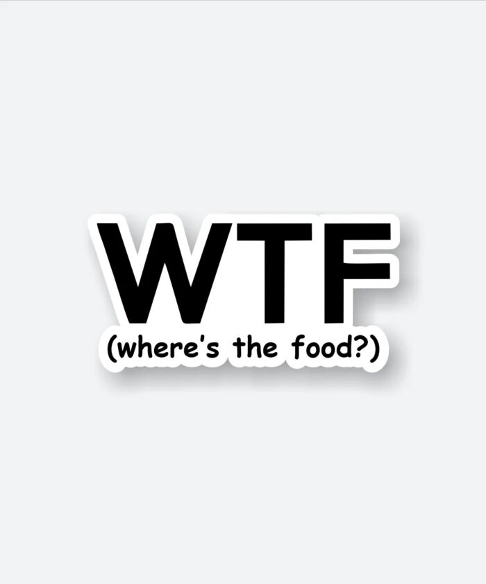 Wheres The Food Sticker