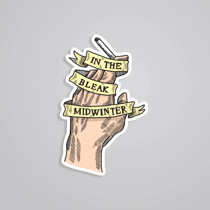 Whispers Of Winter In Small Heath TV Shows Stickers