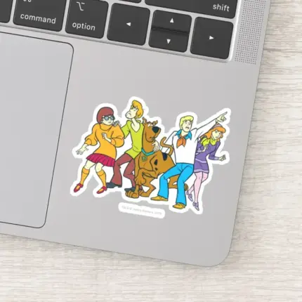 Whole Gang Lookout Mystery Inc Sticker