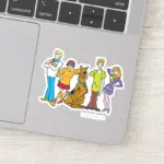 Whole Gang Pose Mystery Inc Sticker