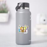 Whole Gang Pose Mystery Inc Sticker