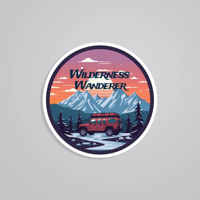 Wilderness Wanderer Travels Stickers