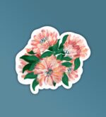 Wildflower Laptop Mobile Stickers