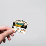 Wildlife Real Mountain Travels Stickers